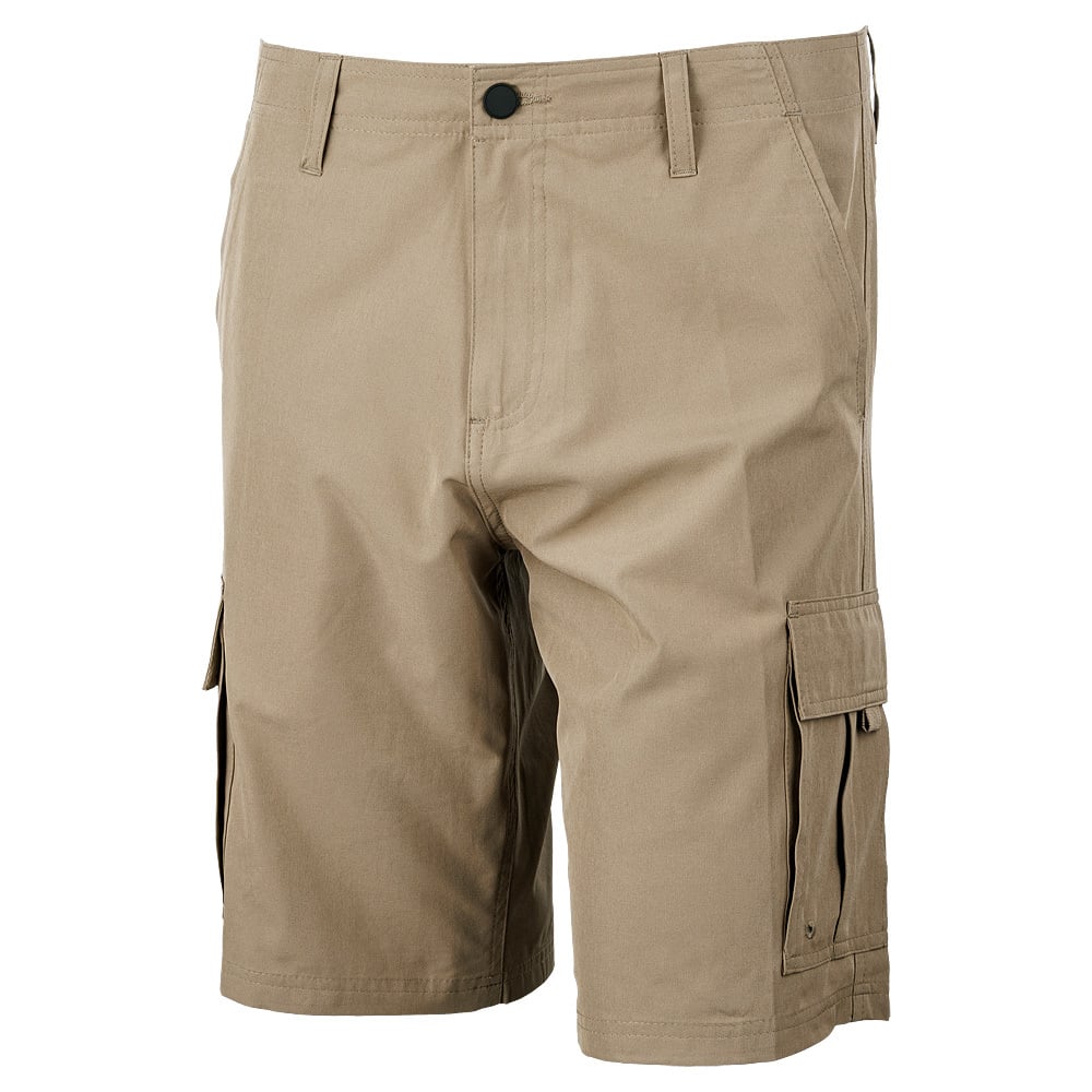 10100325004-ron-jon-khaki-performance-cargo-shorts-front