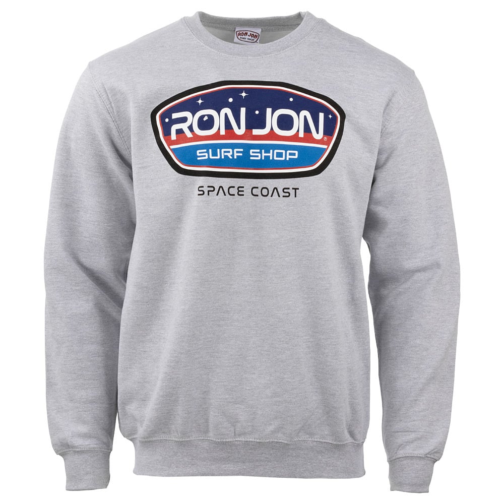 10130037310-grey-heather-ron-jon-space-coast-badge-crewneck-pullover-front