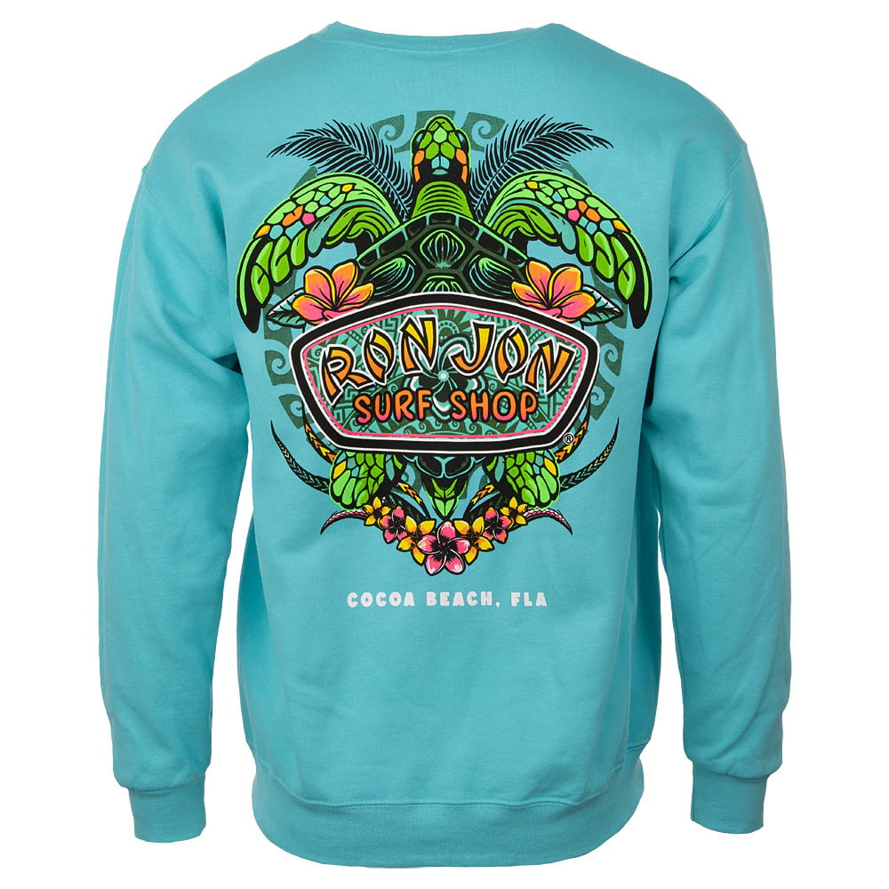 10400813082-ron-jon-cocoa-beach-neon-sea-turtle-aqua-crew-back