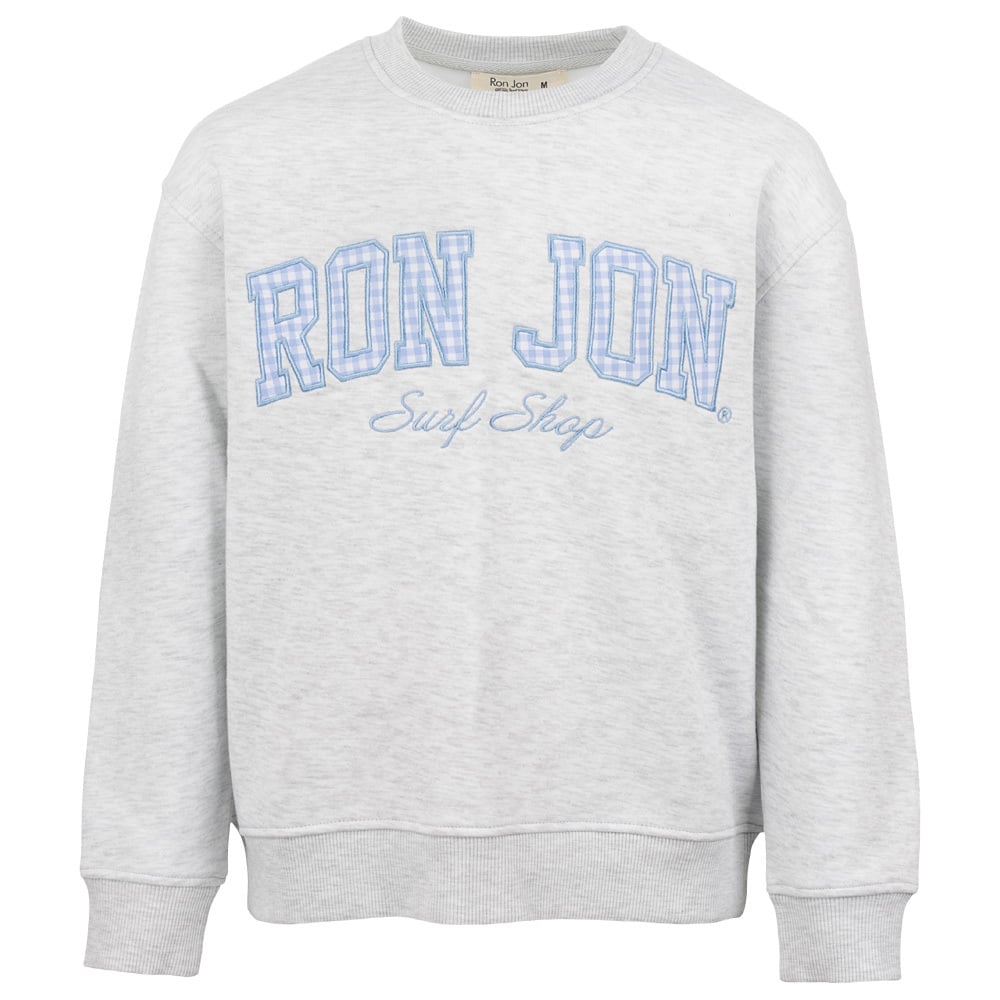 10450208238-steel-ron-jon-kids-gingham-crew-neck-pullover-front