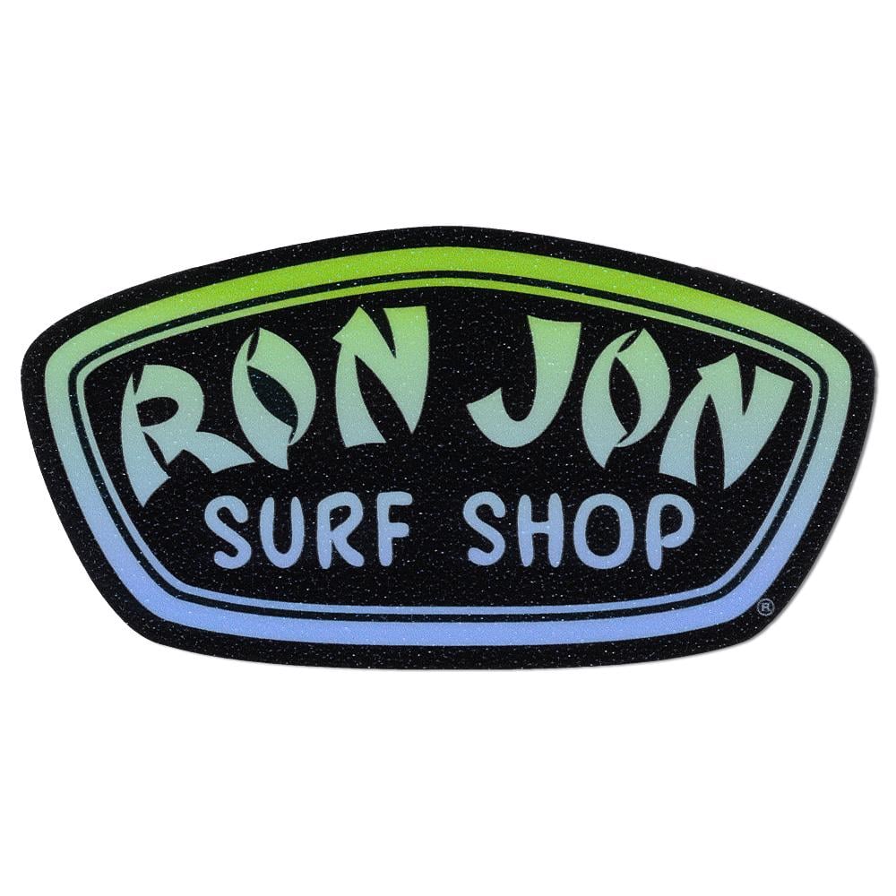 10800343000D-ron_jon_green_and_blue_badge_rugged_sticker_front