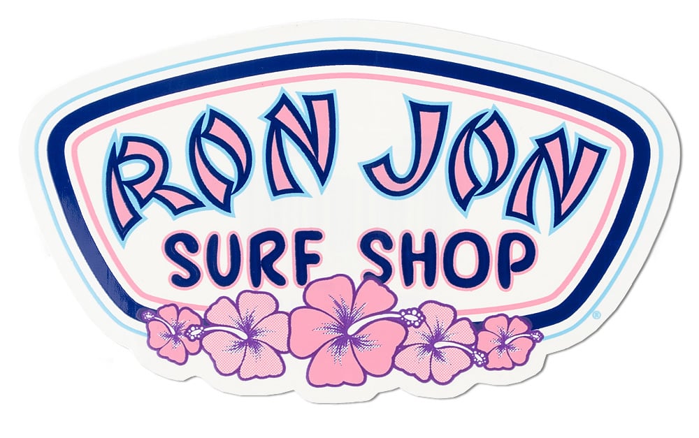 10800403000-ron-jon-hibiscus-badge-sticker-front