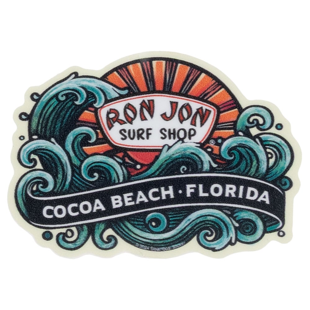 10800495000-ron-jon-sunset-wave-mini-sticker-front