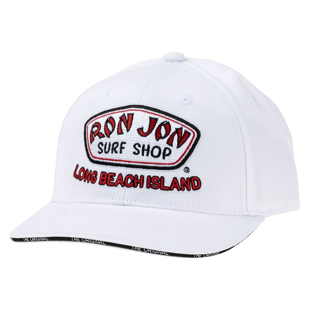 10841305000-ron-jon-lbi-nj-white-full-badge-cap-front