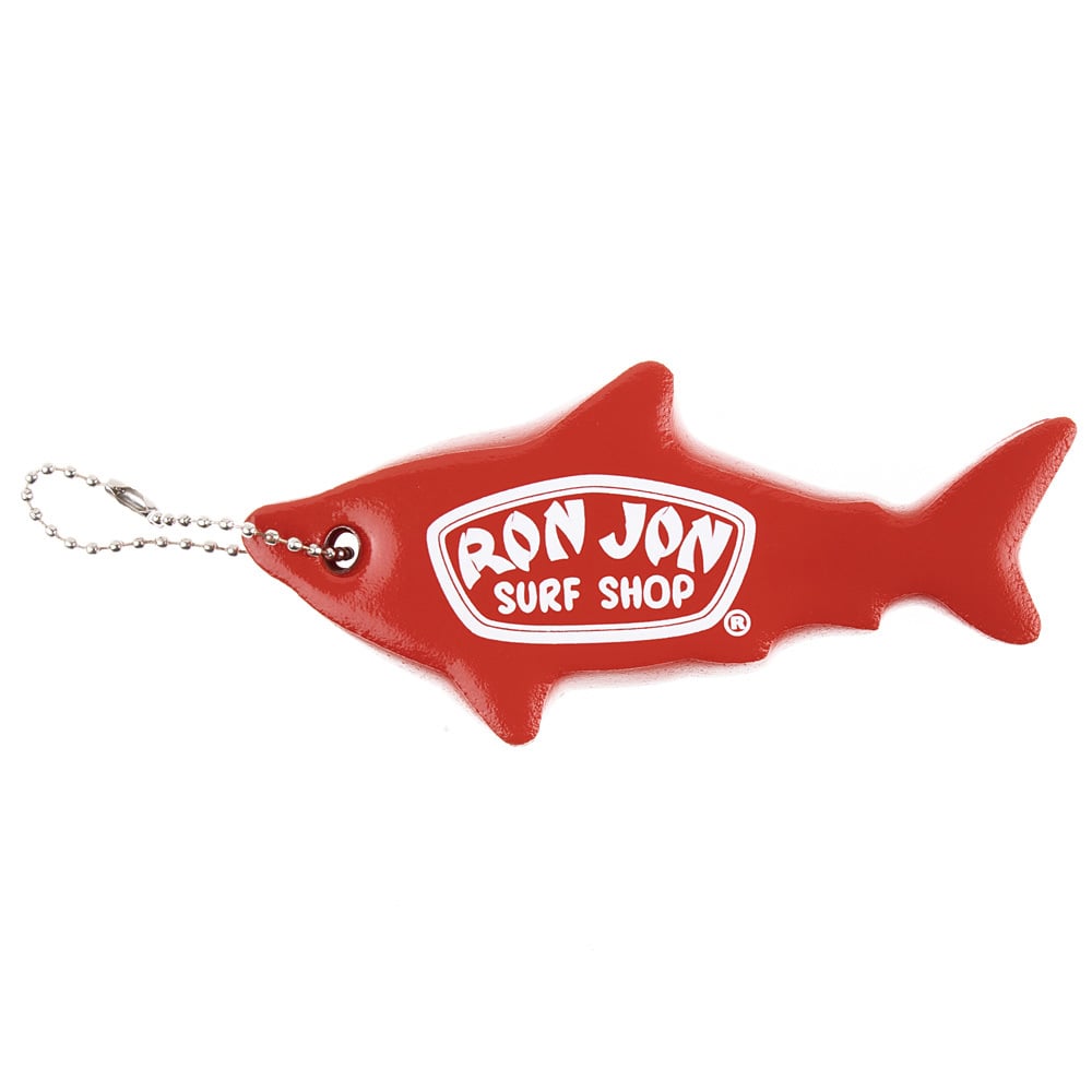 10860531000-ron-jon-red-shark-floating-keychain-front