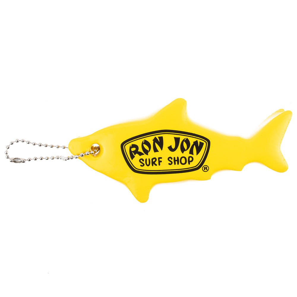 10860532000-ron-jon-yellow-shark-floating-keychain-front