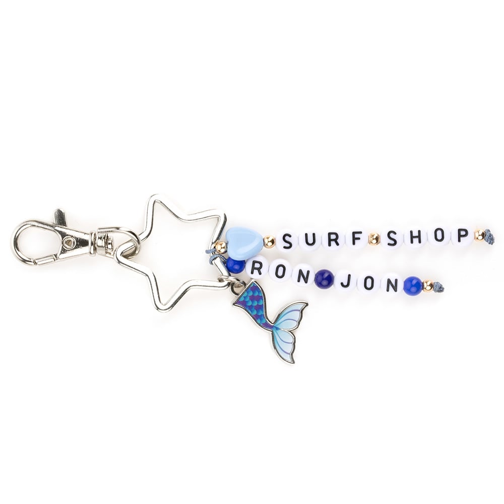 10860676000-ron-jon-mermaid-beaded-keyring-front