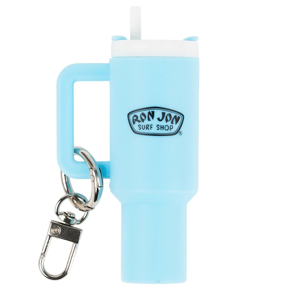 10860678000-ron-jon-light-blue-tumbler-keychain-front