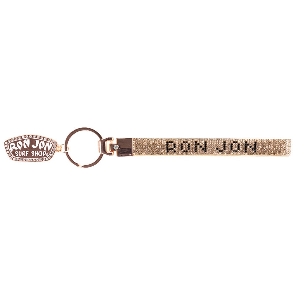 10860707000-ron-jon-rose-gold-wristlet-keychain-front