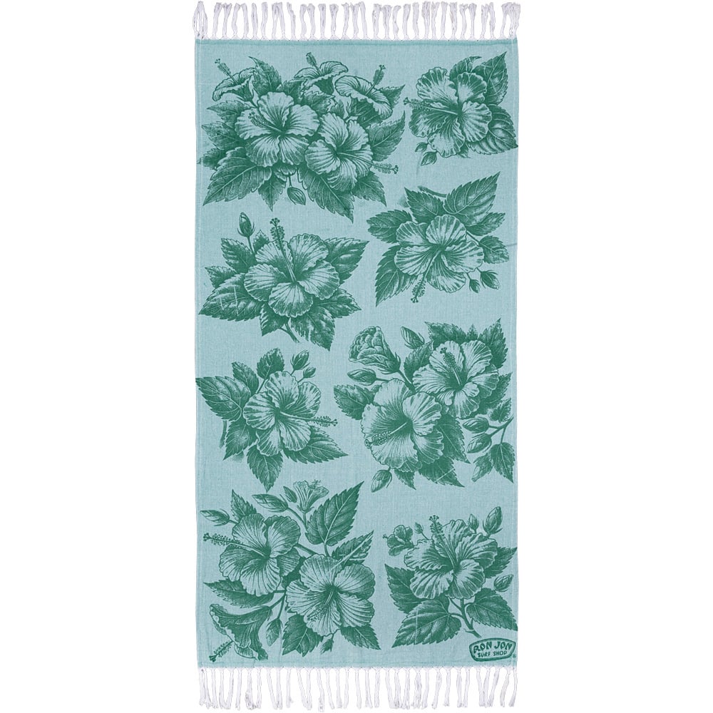 10880358000-ron-jon-hibiscus-fringe-towel-front