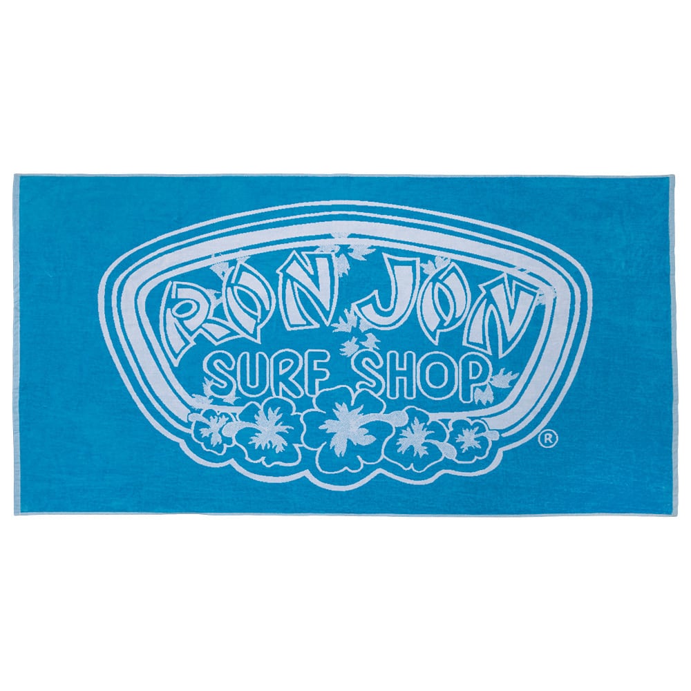 10880363000-ron-jon-hibiscus-badge-turquoise-beach-towel-70-x-30-front