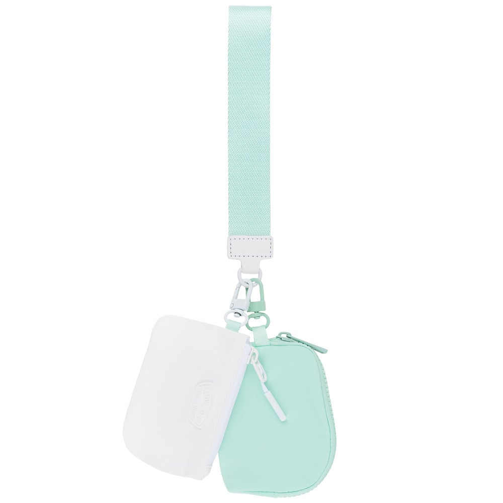 10900929000-ron-jon-mint-and-white-dual-wristlet-front