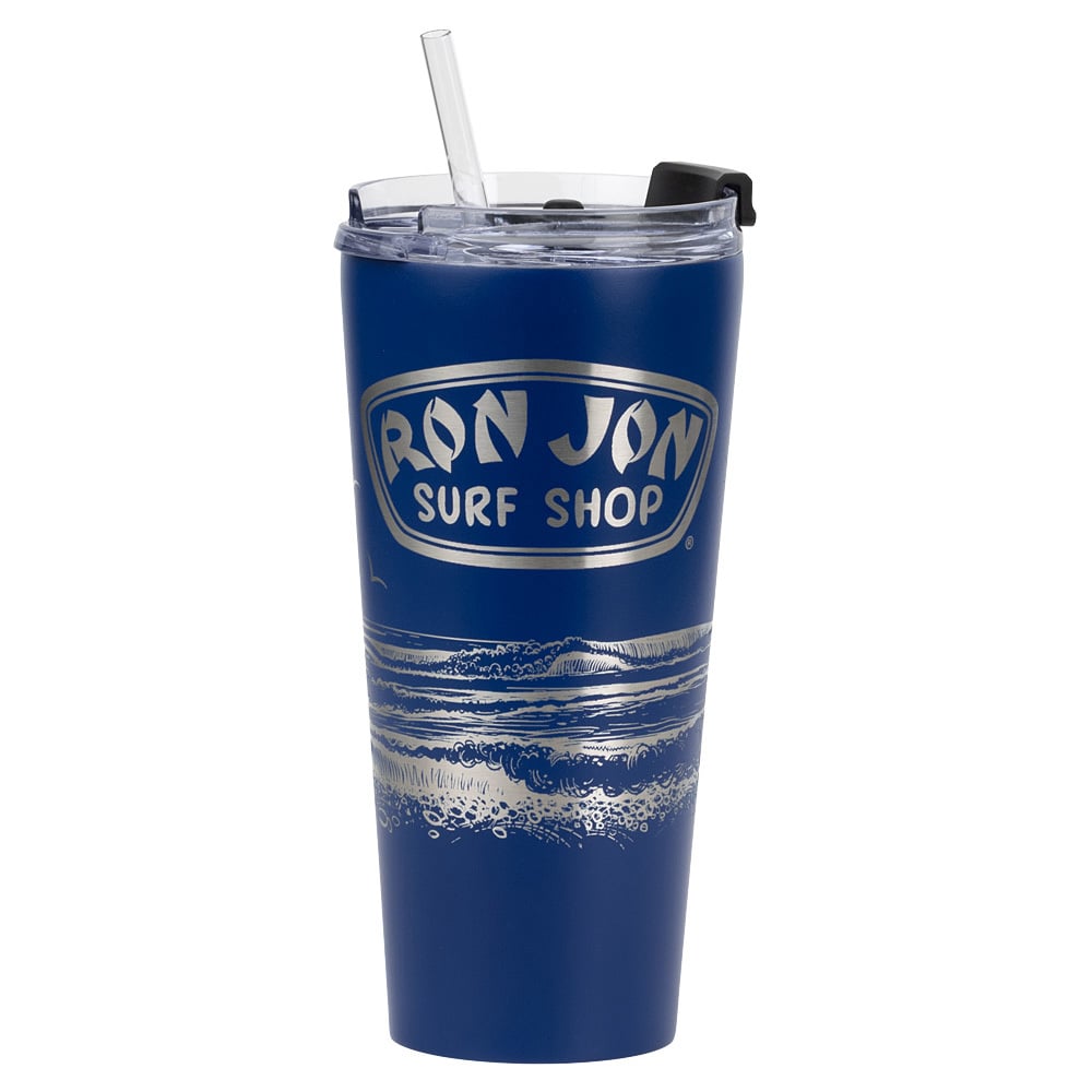 10910266000-ron-jon-32-oz-stainless-steel-laser-travel-tumbler-front