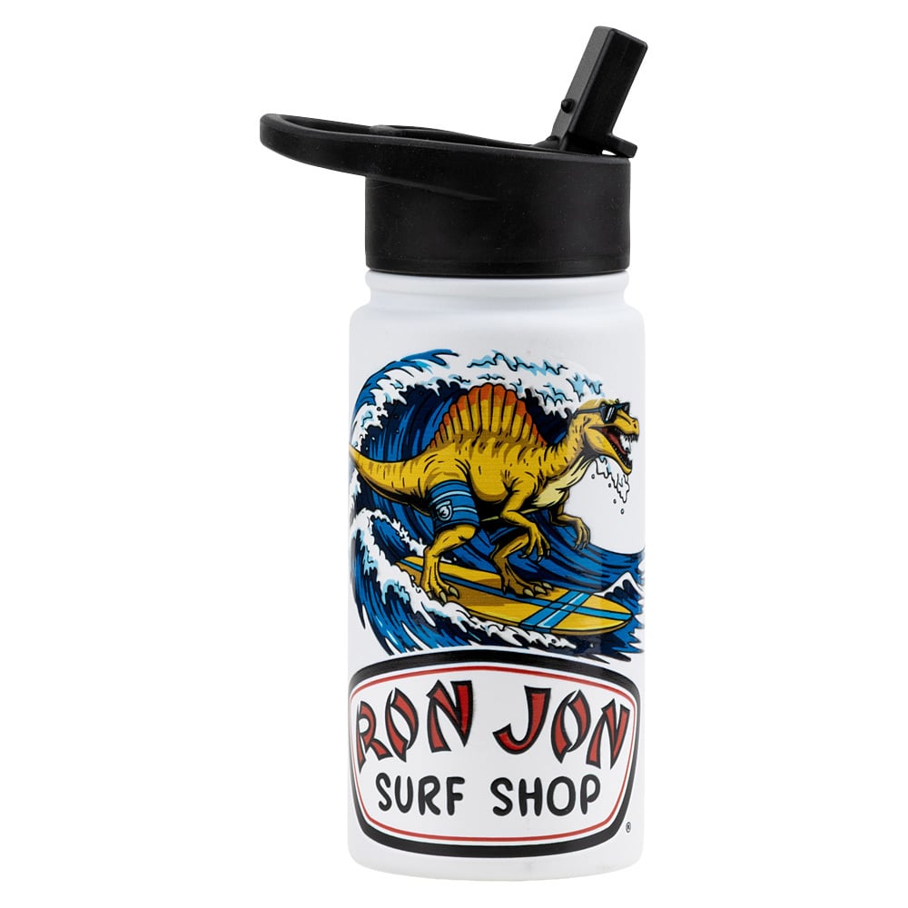 10910273000-ron-jon-16-oz-stainless-steel-kids-dinosaur-bottle-front