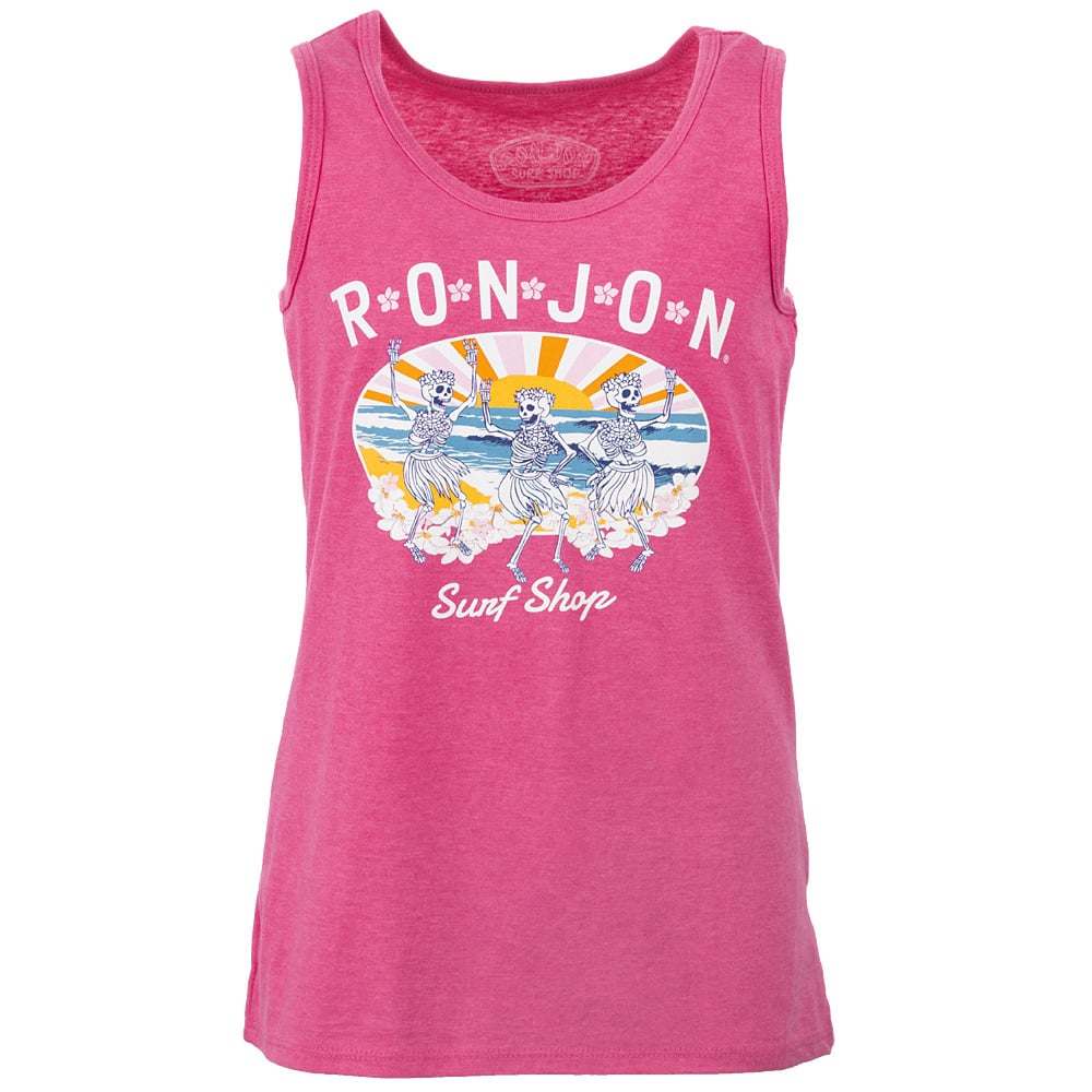 11530075047-hot-pink-ron-jon-kids-dancing-skellies-tank-top-front