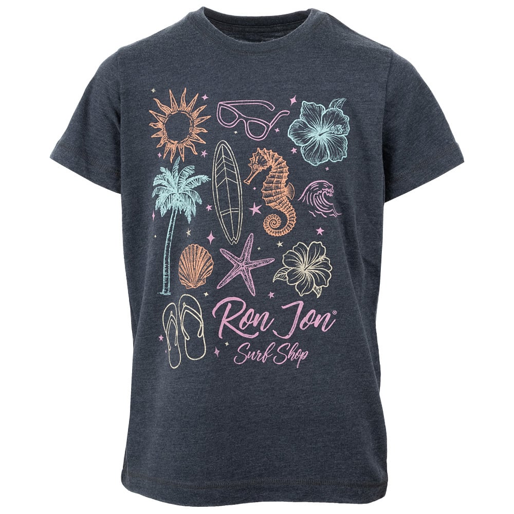11570233311-navy-heather-ron-jon-kids-coastal-icons-tee-front