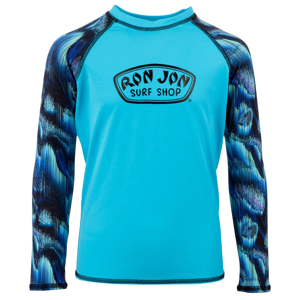 11720069000-ron-jon-kids-blue-long-sleeve-rash-guard-front
