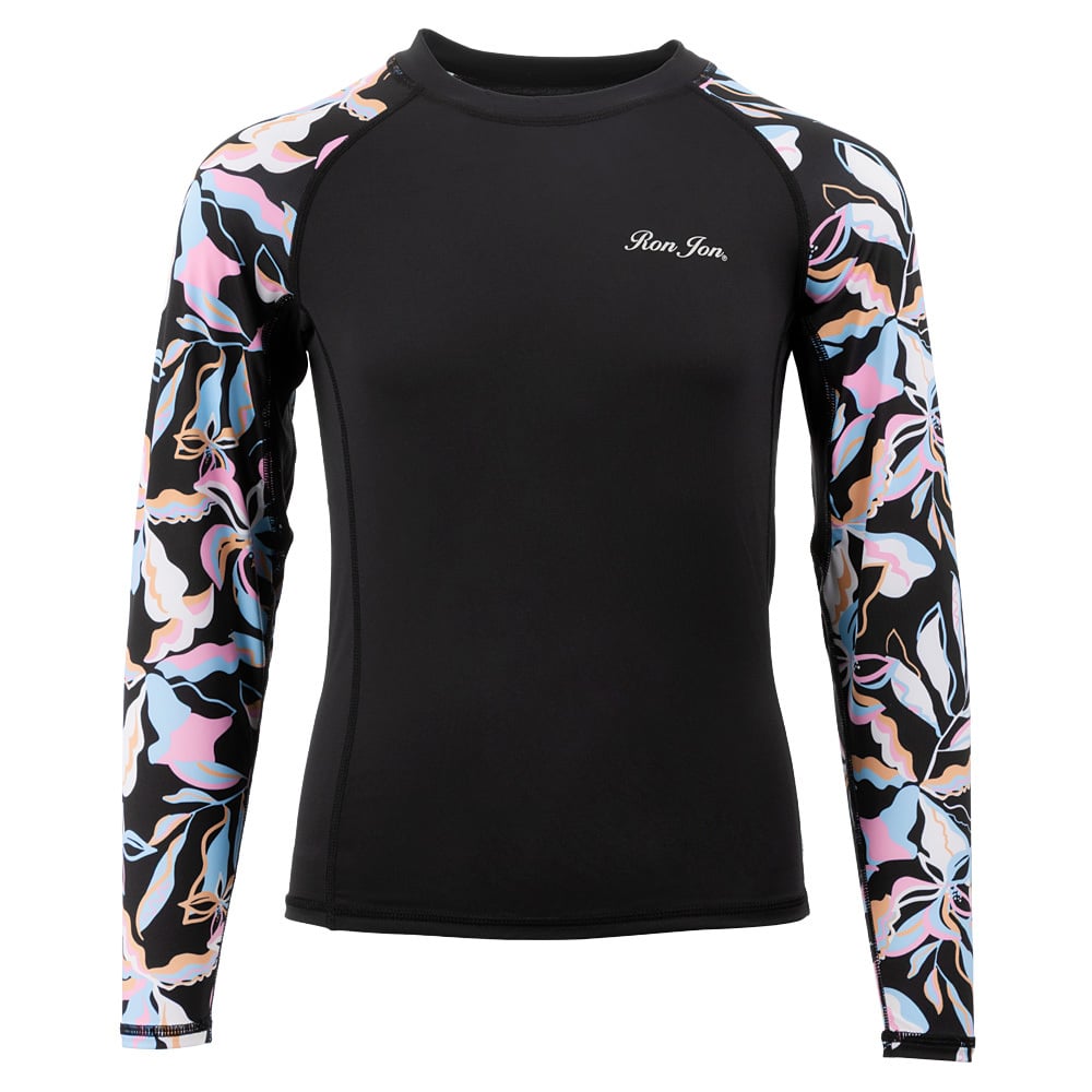 11730071000-ron-jon-kids-black-kailana-long-sleeve-rash-guard-front