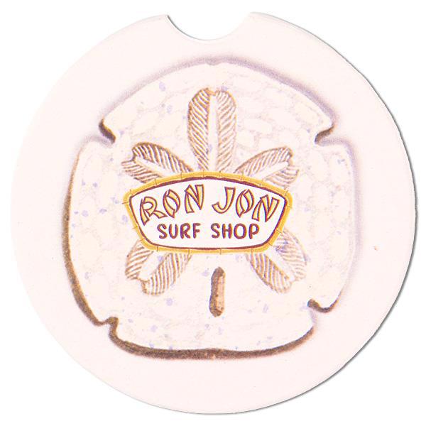 11800334000D-ron_jon_sand_dollar_car_coaster_front