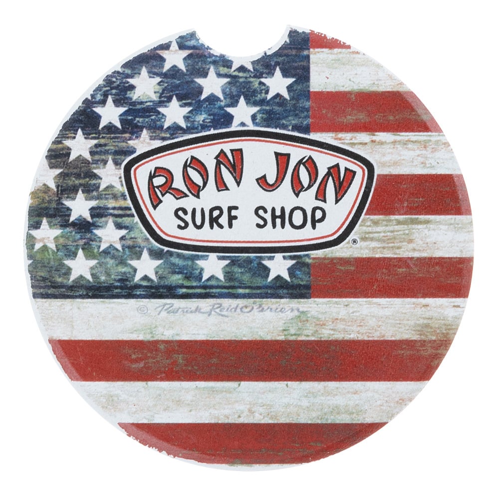 11800374000-ron-jon-flag-car-coaster-front