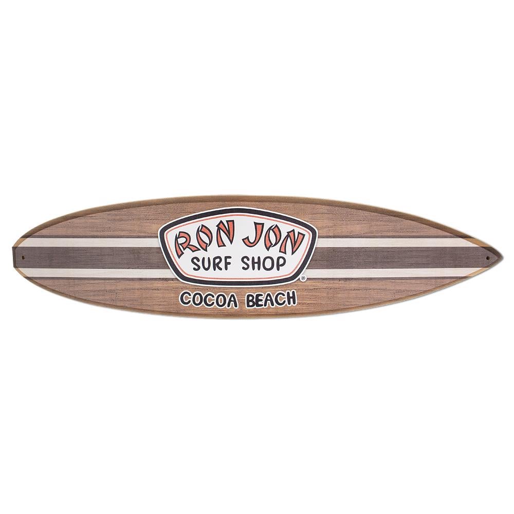 11840566000-ron-jon-cocoa-beach-badge-brown-surfboard-sign