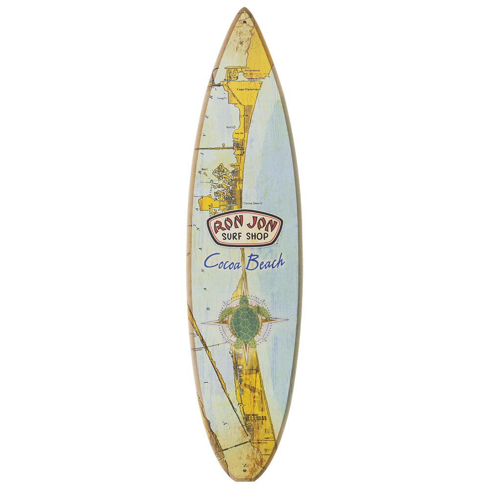 11840792000-ron-jon-cocoa-beach-fl-turtle-map-wooden-sign-front