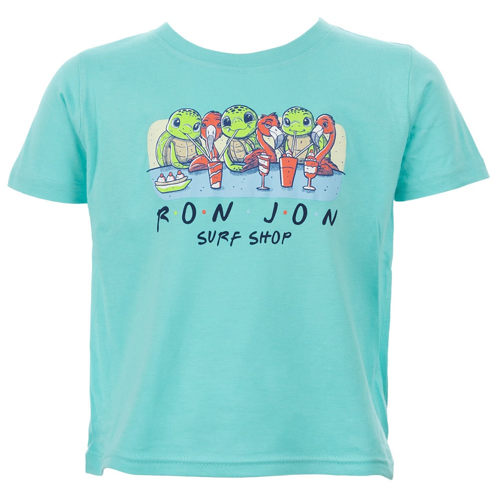 12500235083-turquoise-ron-jon-toddler-friends-tee-front