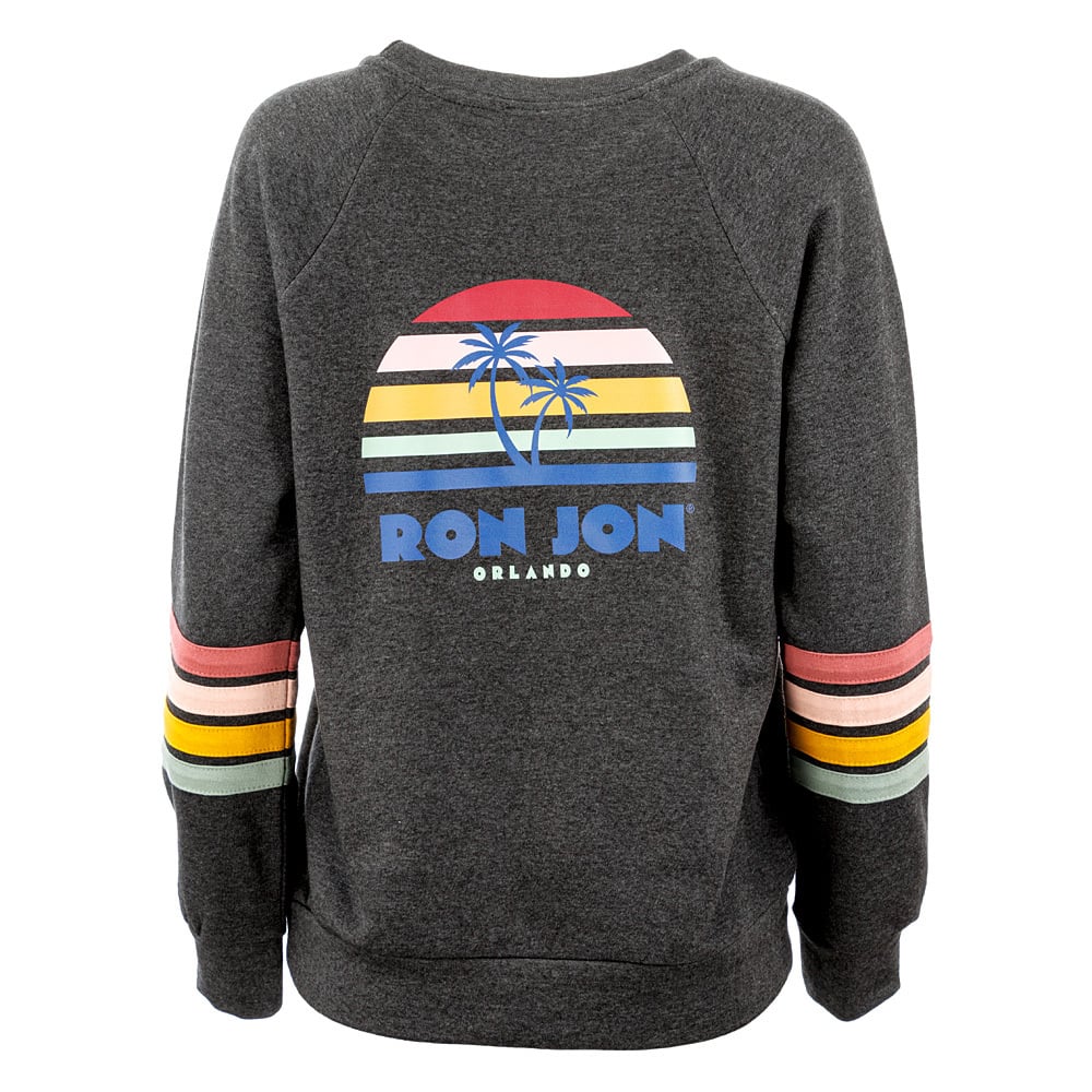 13040019093-ron-jon-womens-charcoal-allana-stripe-orlando-crewneck-sweatshirt-back