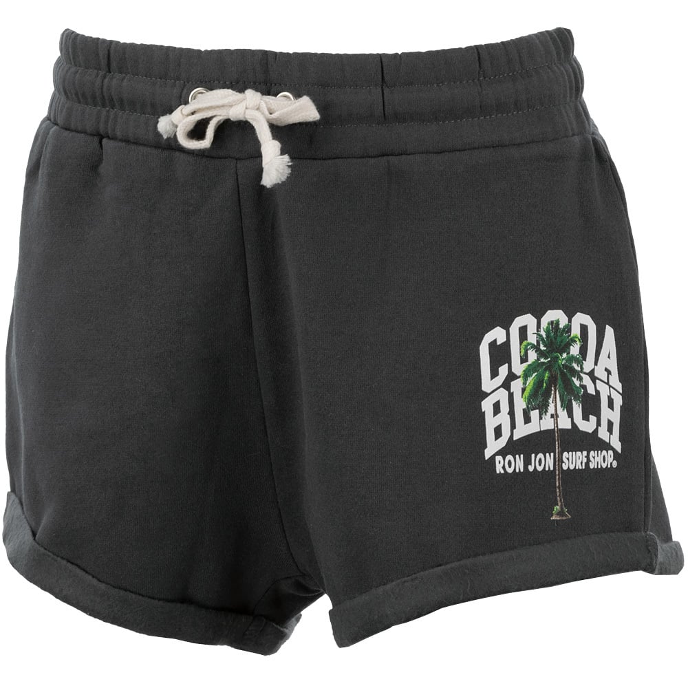 13050001095-black-ron-jon-womens-palm-tree-beach-short-front
