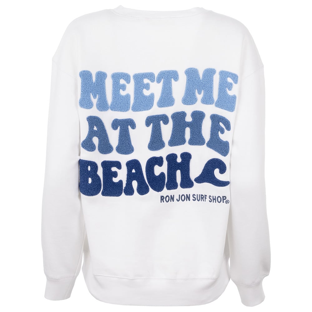 13351056001-white-ron-jon-womens-meet-me-at-the-beach-crew-neck-pullover-back
