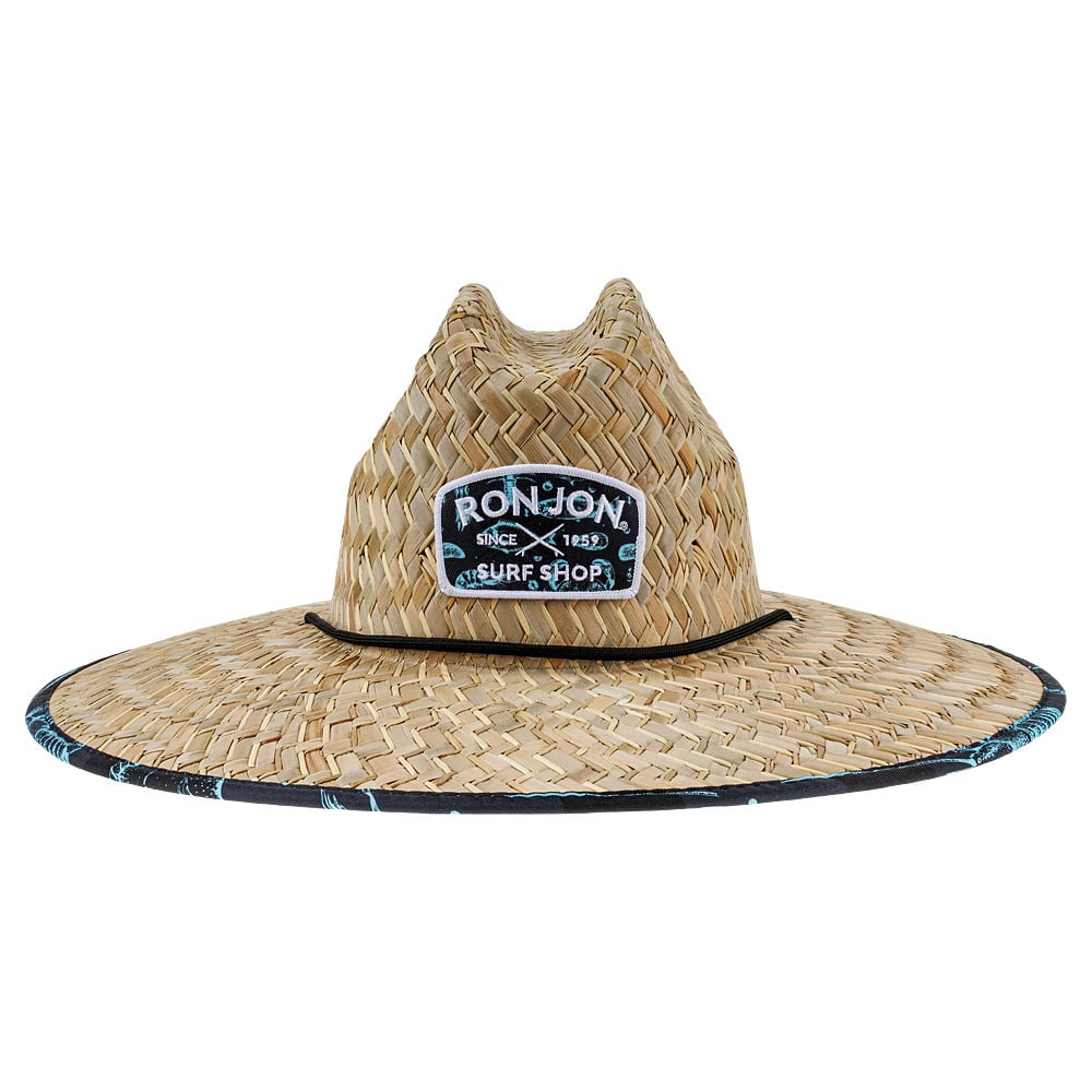 18800088000-ron-jon-charcoal-panko-straw-lifeguard-hat-front