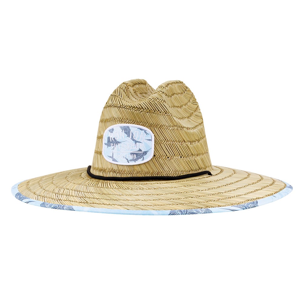 18800094000-ron-jon-ice-blue-off-shore-straw-lifeguard-hat-front