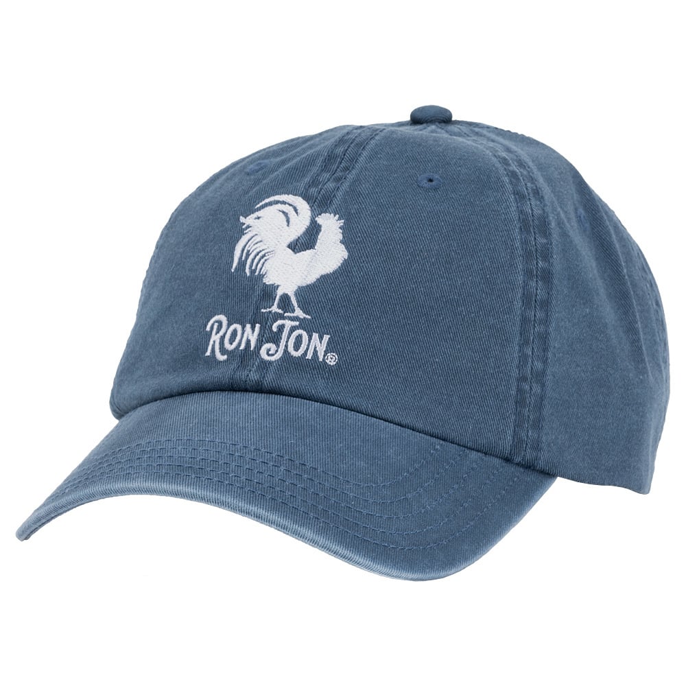 18830269000-ron-jon-key-west-rooster-denim-navy-hat-front