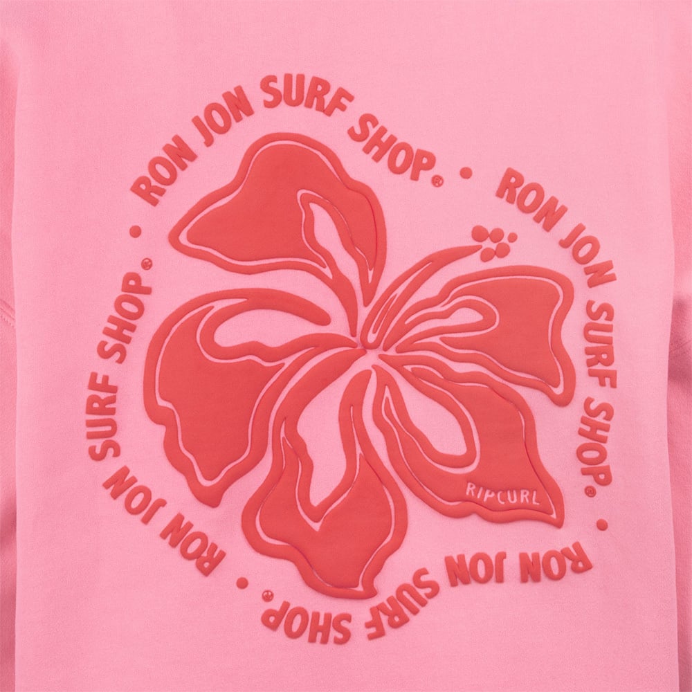 30090208040-pink-rip-curl-ron-jon-womens-pink-hibiscus-puff-hoodie-back-graphci