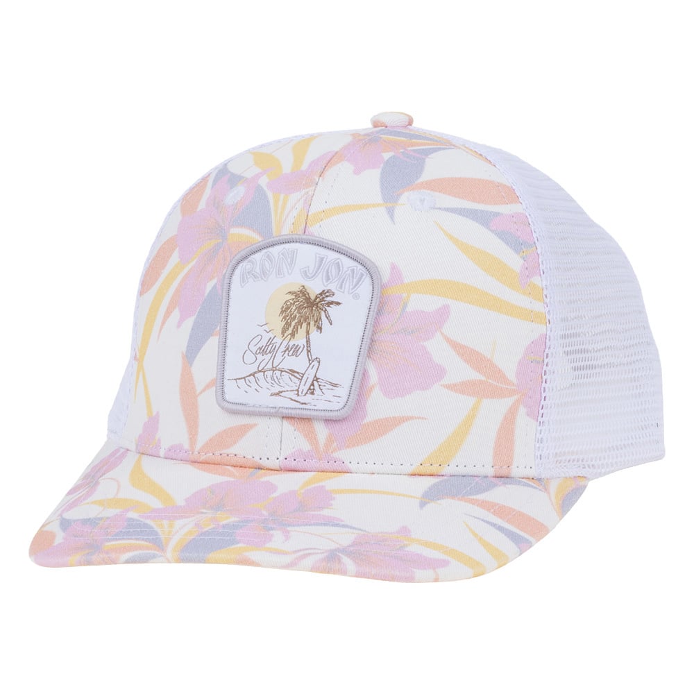 30765372000-salty-crew-ron-jon-womens-bloomed-trucker-cap-front
